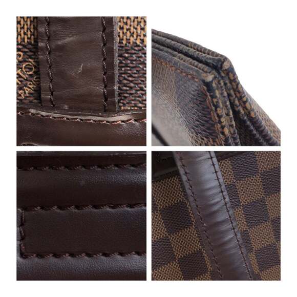 LOUIS VUITTON Brown Damier Leather Shoulder Bag - Picture 5 of 10